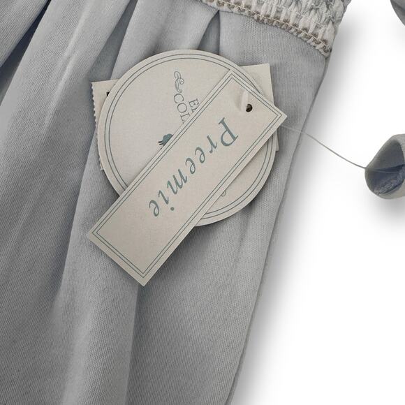 Edgehill Collection Preemie Baby Boy Coverall Lot Smocked Embroidered Dog - Picture 8 of 11